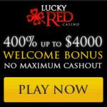 Lucky red casino get $4000 welcome bonus