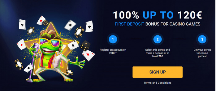 20bet casino infos bonus and free spins