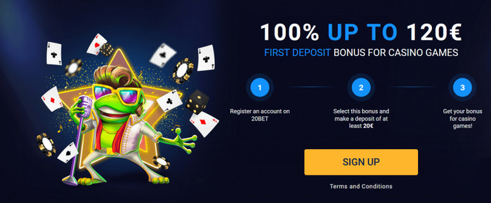 20bet casino infos bonus and free spins