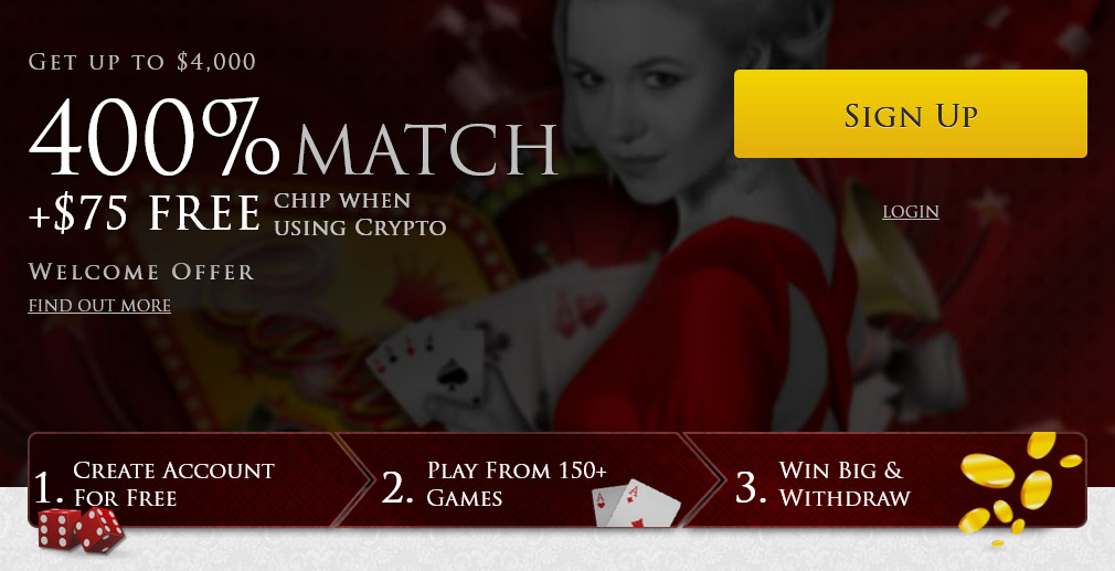 Lucky red casino infos welcome package