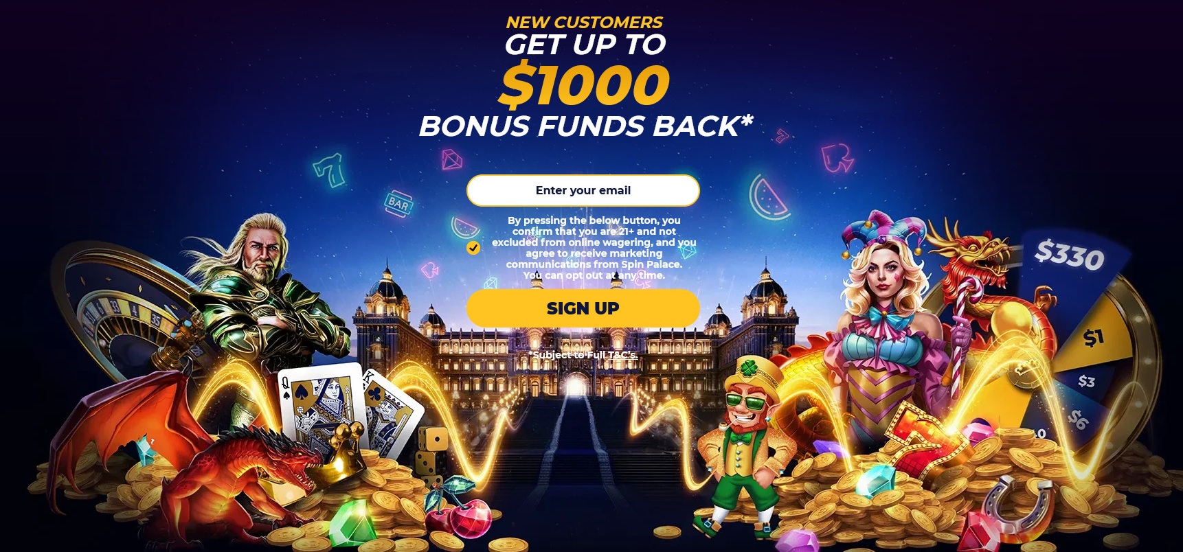 spin galaxy casino infos welcome package