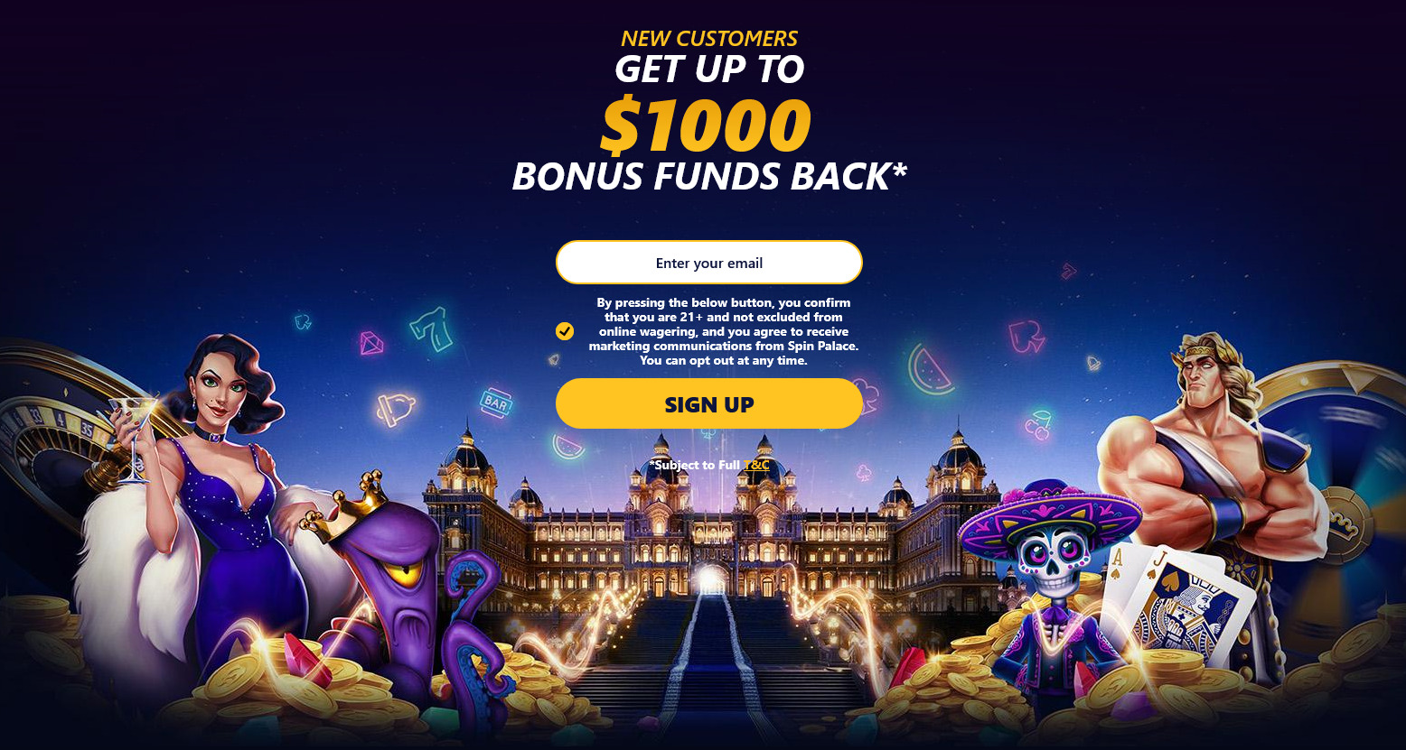 spin palace casino get 1000 welcome package